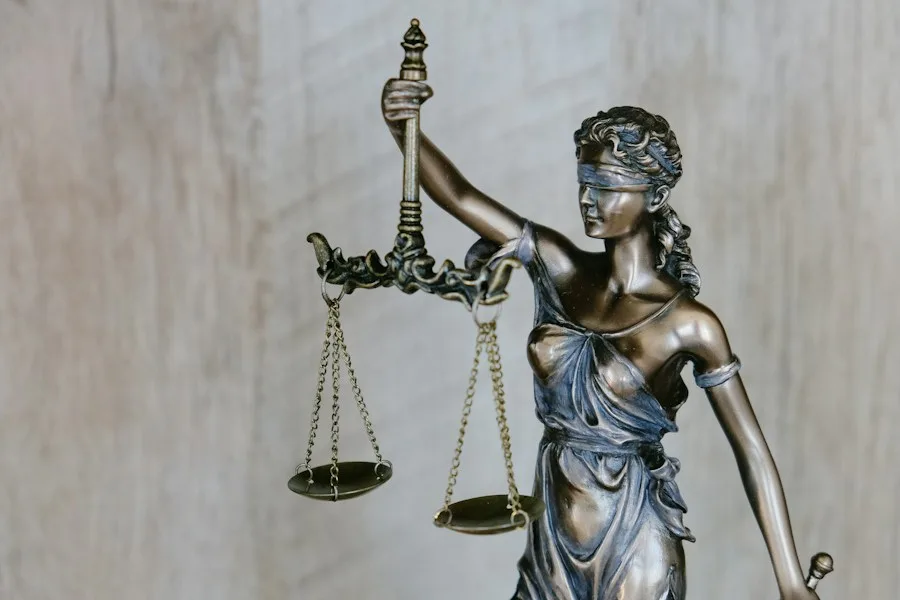Legal services website homepage example