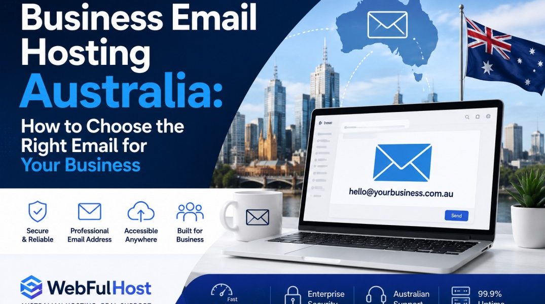 business email hosting Australia dashboard